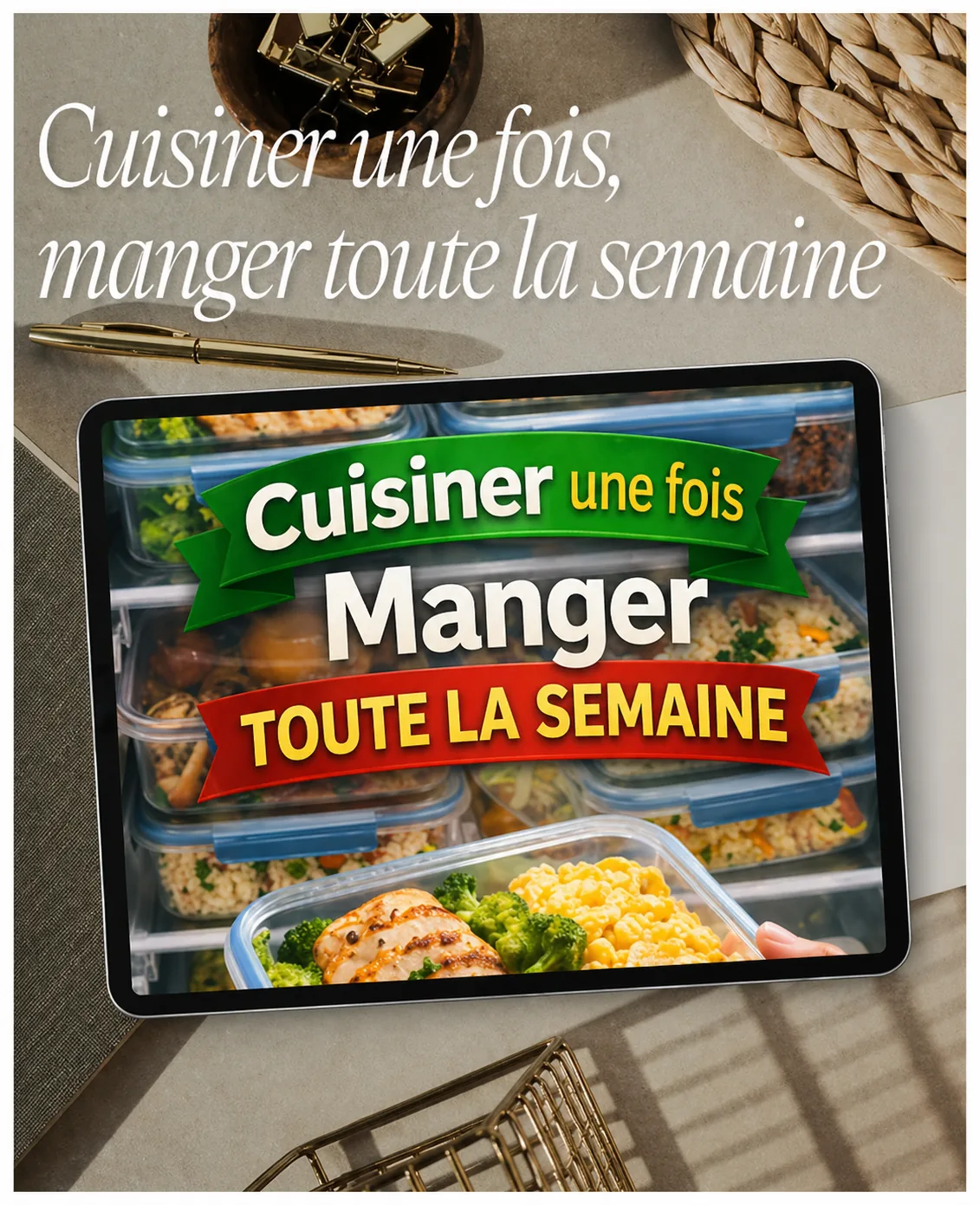 Cuisiner une fois, manger toute la semaine